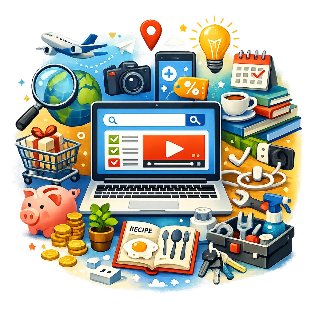 다양한 웹사이트 활용법과 생활 꿀팁을 전하는 텔레그램 채널 배너