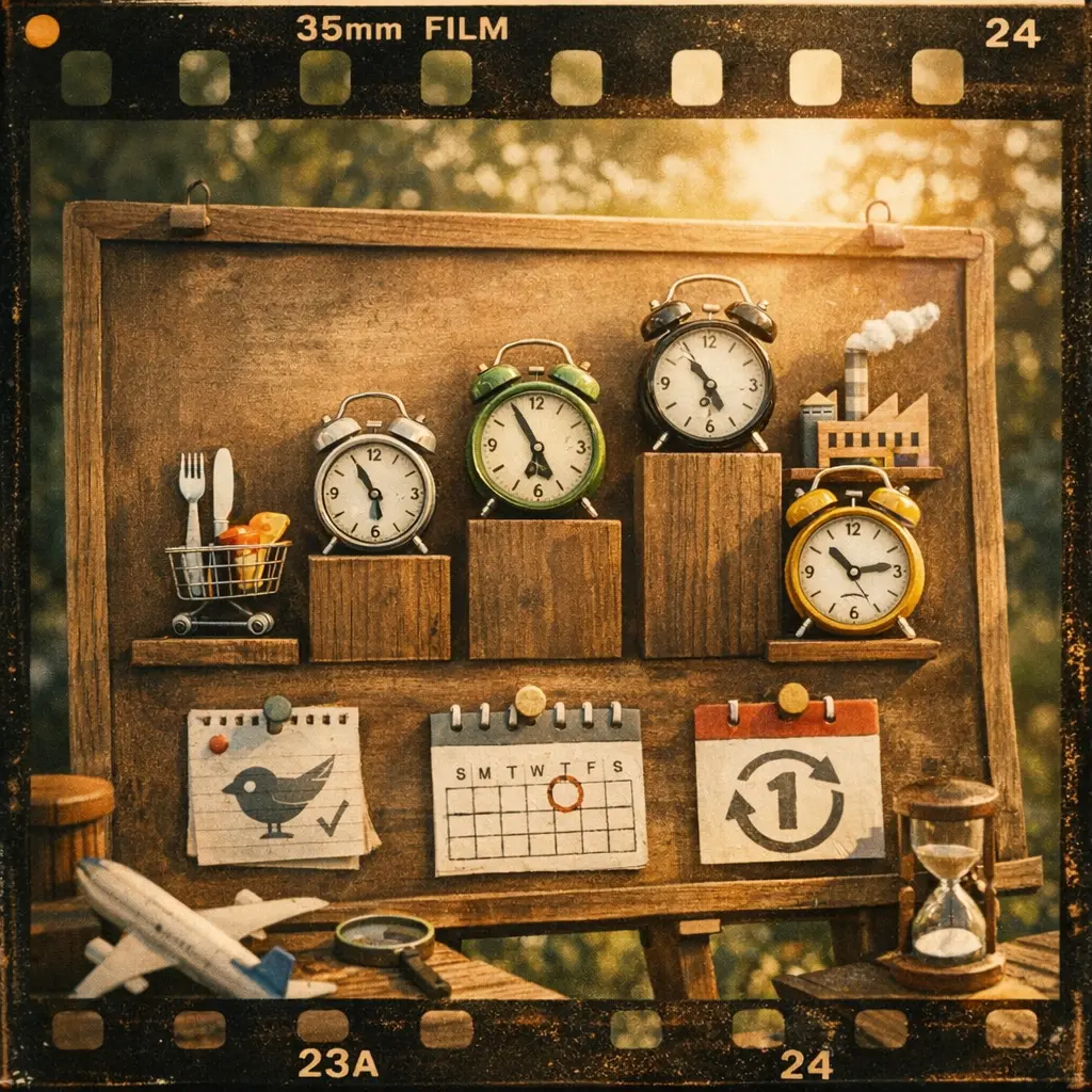 주요 업종별 최적 홍보 시간대 및 발송 주기 통계 그래프 인포그래픽