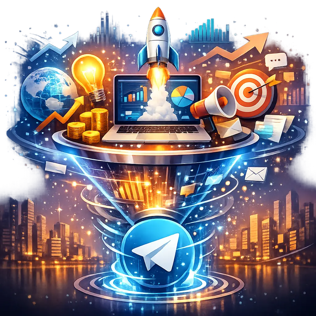 최신 비즈니스 트렌드와 마케팅 노하우가 집약된 텔레그램 채널 입장 배너