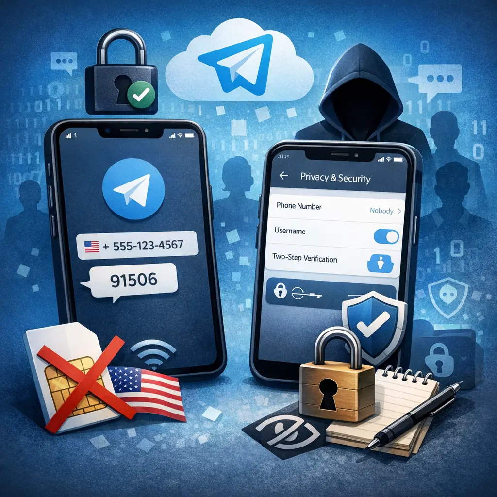 텔레그램 2단계 인증 설정 및 자동 삭제 기간 변경 화면