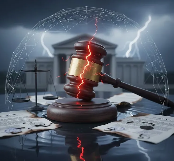 내리치는 의사봉