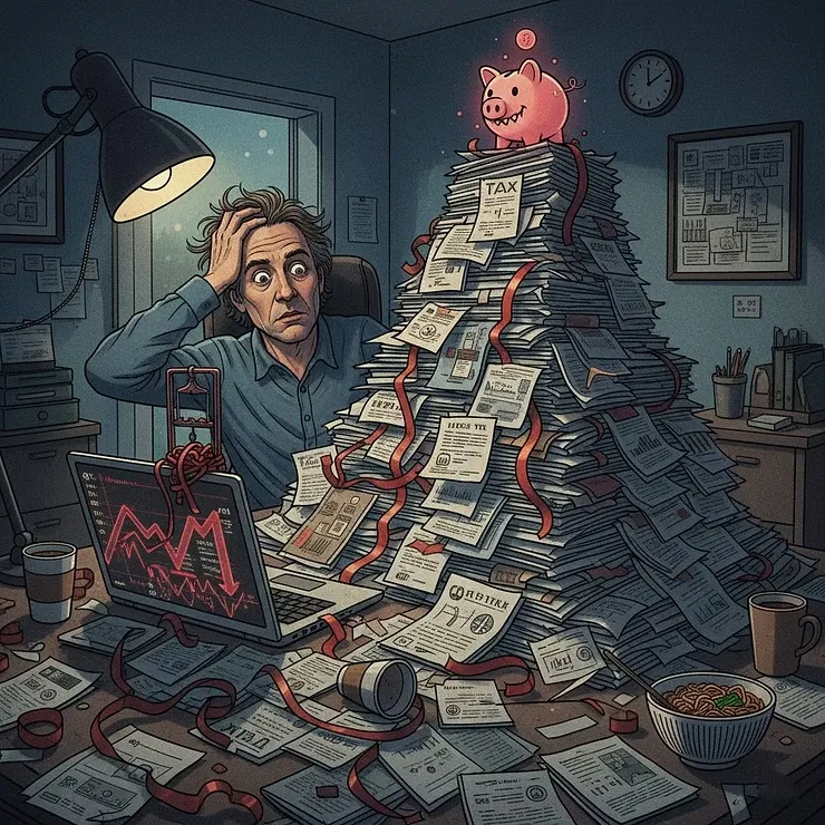 머리를 쥐고 있는 사람