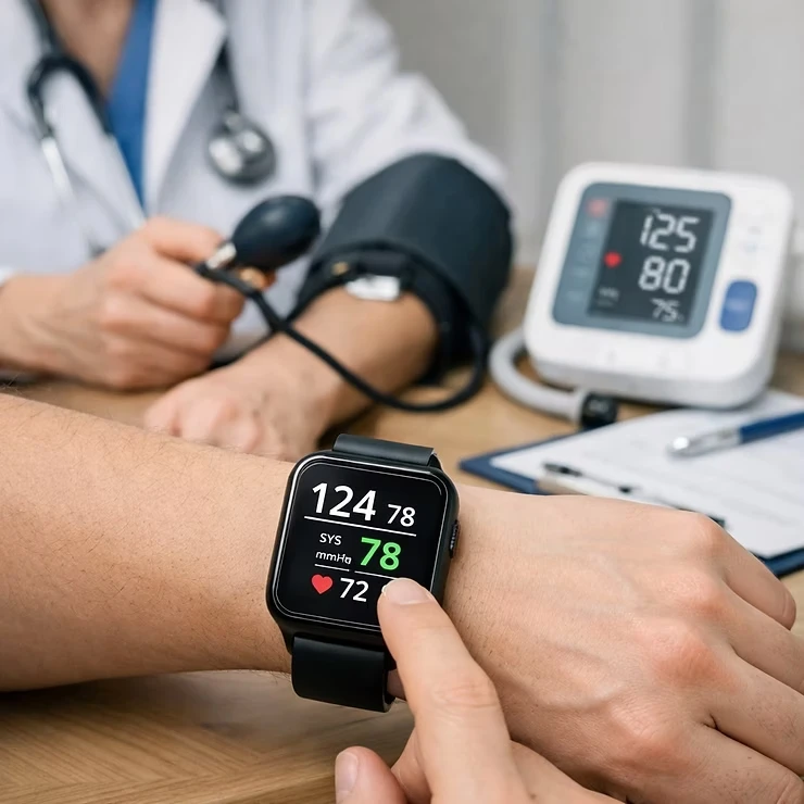 스마트워치와 전통적 혈압 측정 방식