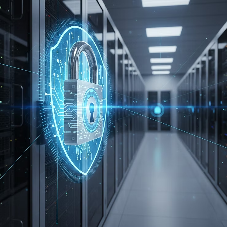 자물쇠로 굳게 걸어진 데이터실