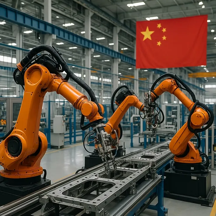 중국의 로봇 공장