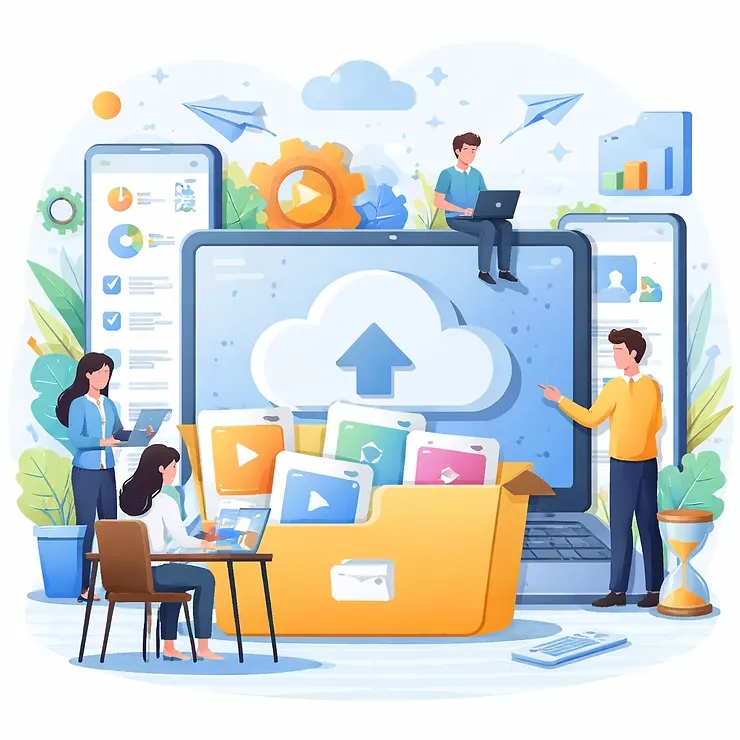 팀워크로 대용량 파일 관리하기